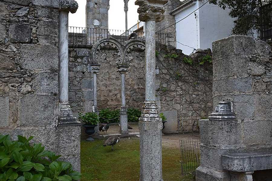 Decrepit stone walls, Evora, Portugal