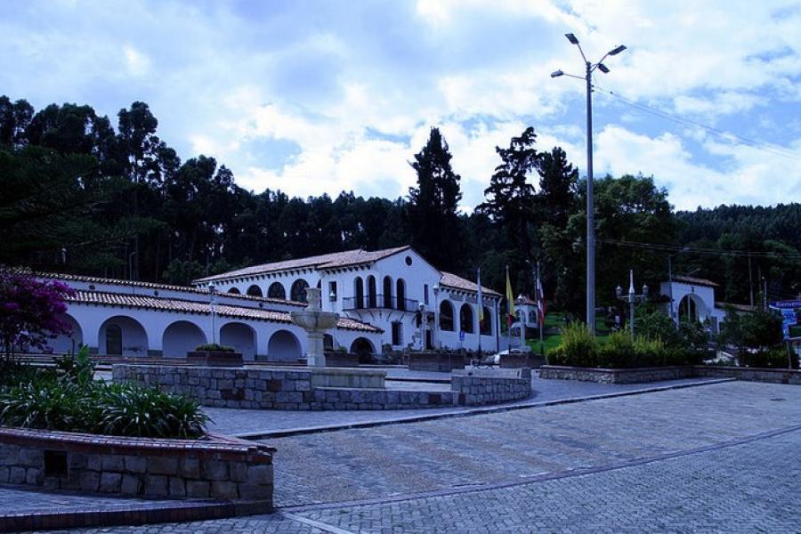 Above ground info centre and entry, Parque de la Sal Zipaquira