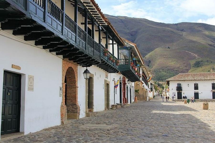 In the plaza, Villa de Leyva