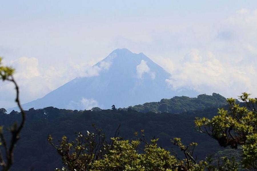 View of Arenal Volcano from the Monteverde Cloud Forest Reserve