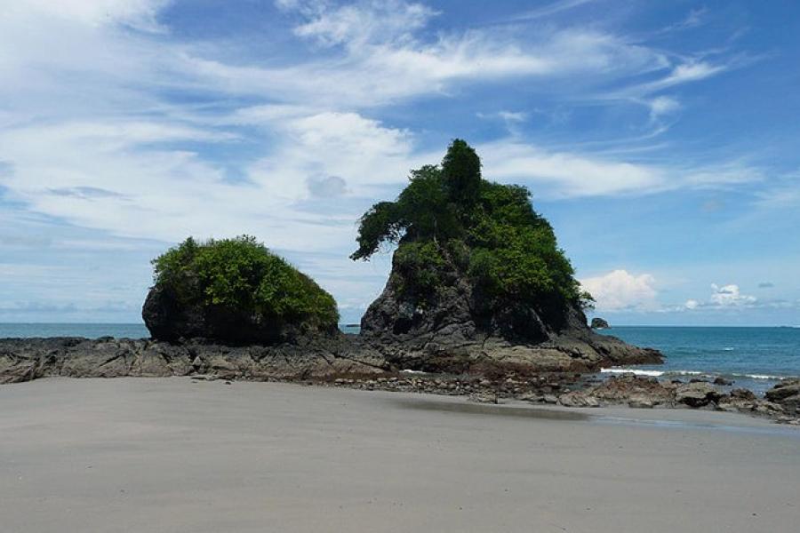 Beach mounds and sand, Costa Rica