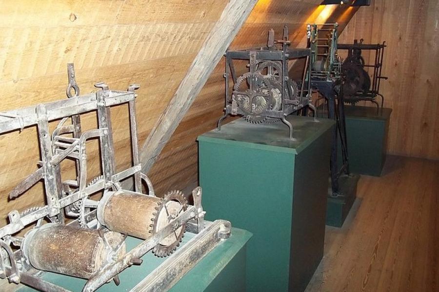 Machinery display, Den Gamle By, Denmark