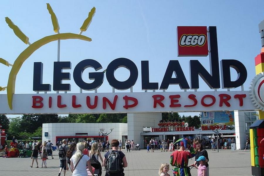 Entrance to LegoLand Billund Resort