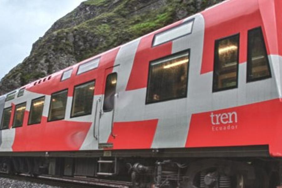 Close up of The Devil's Nose Train, Ecuador