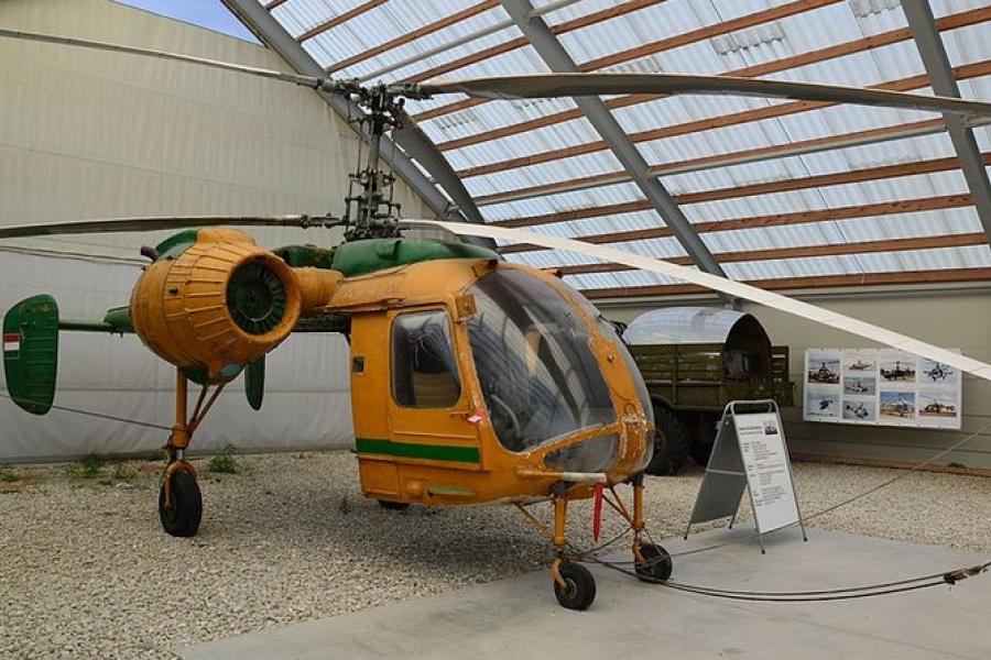 Hoodlum helicopter on display, Estonian Aviation Museum