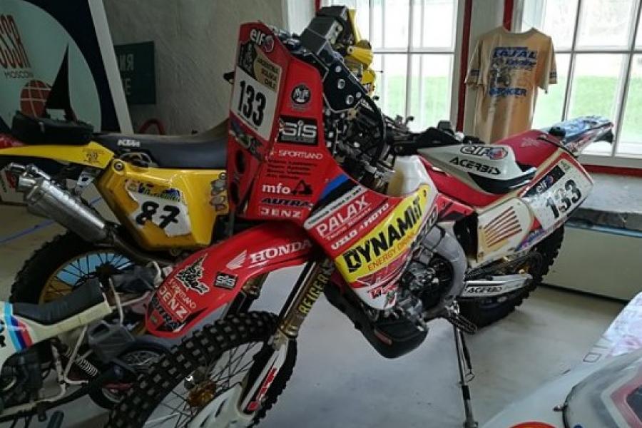 Motorcycle display, MOMU, Motorsport Museum, Estonia