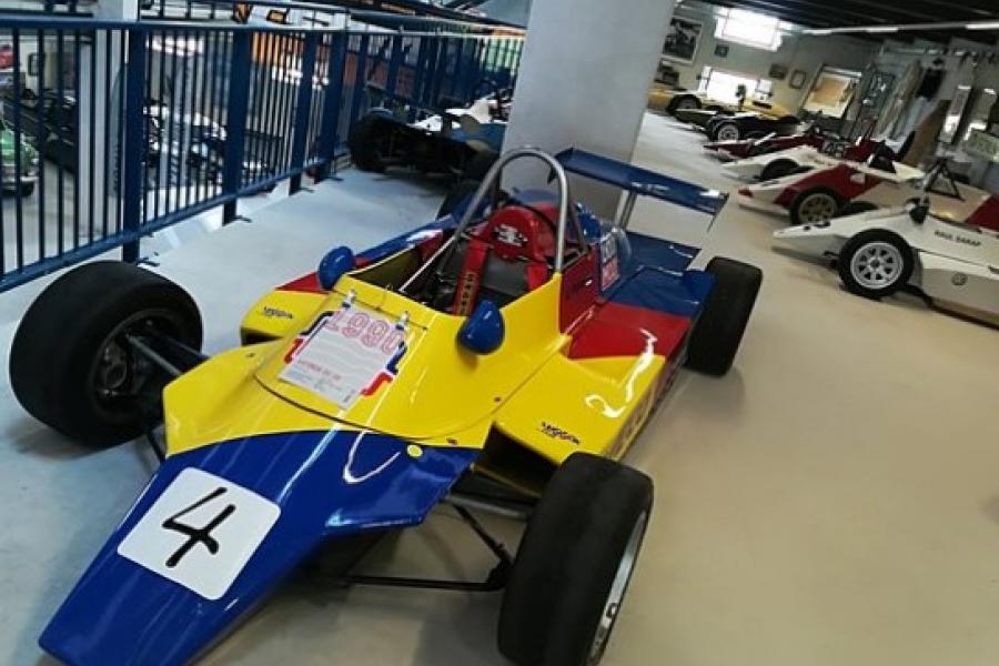 Race car display, MOMU, Motorsport Museum, Estonia