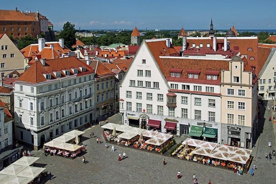 Raekoja Plats, Old Tallinn, Estonia