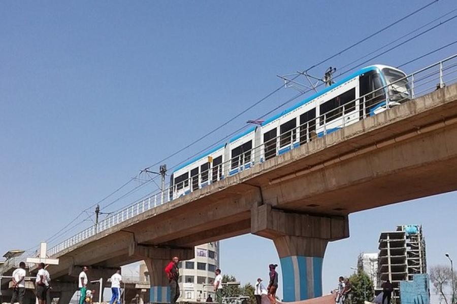 Light rail is available, Addis Ababa, Ethiopia