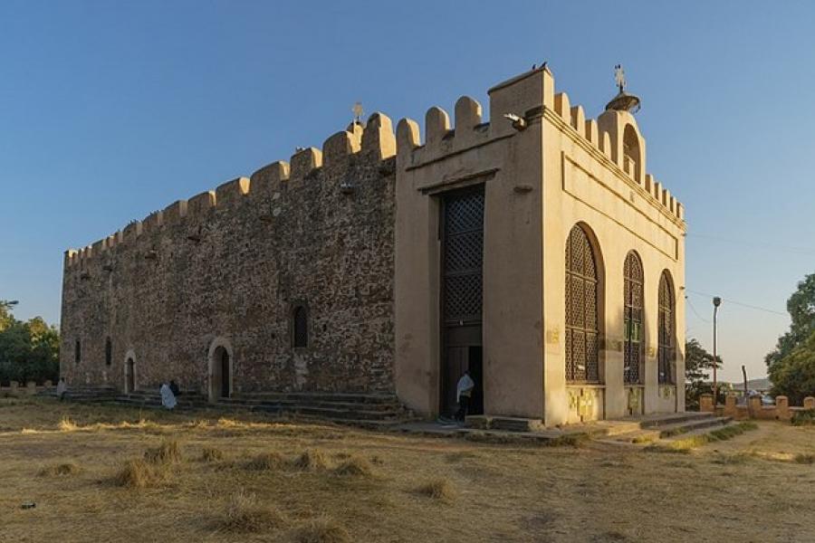 Church near the ruins of Aksum, Ethiopia