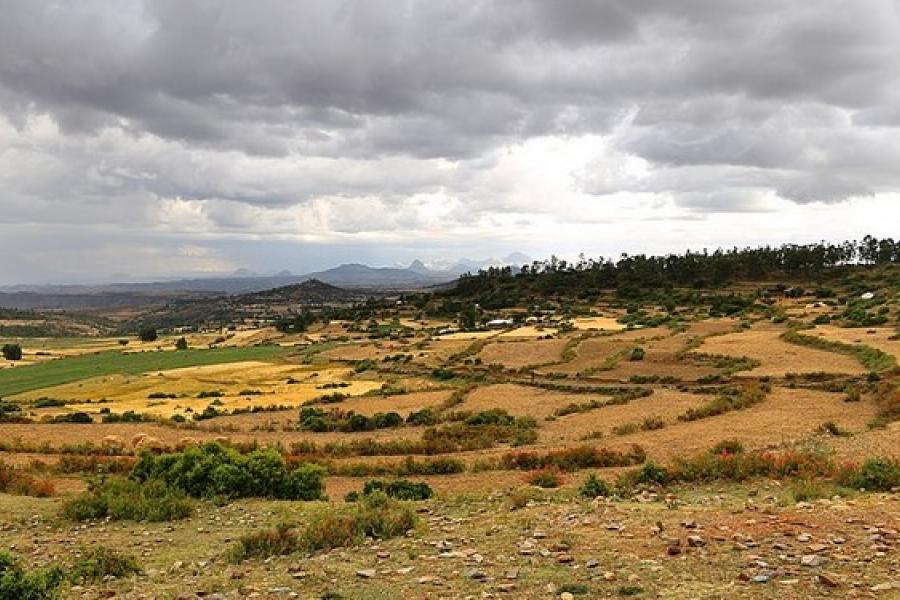 Landscape vista, Aksum, Ethiopia