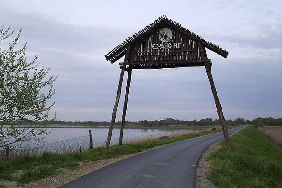 Entrance to Kopacki Rit National Park