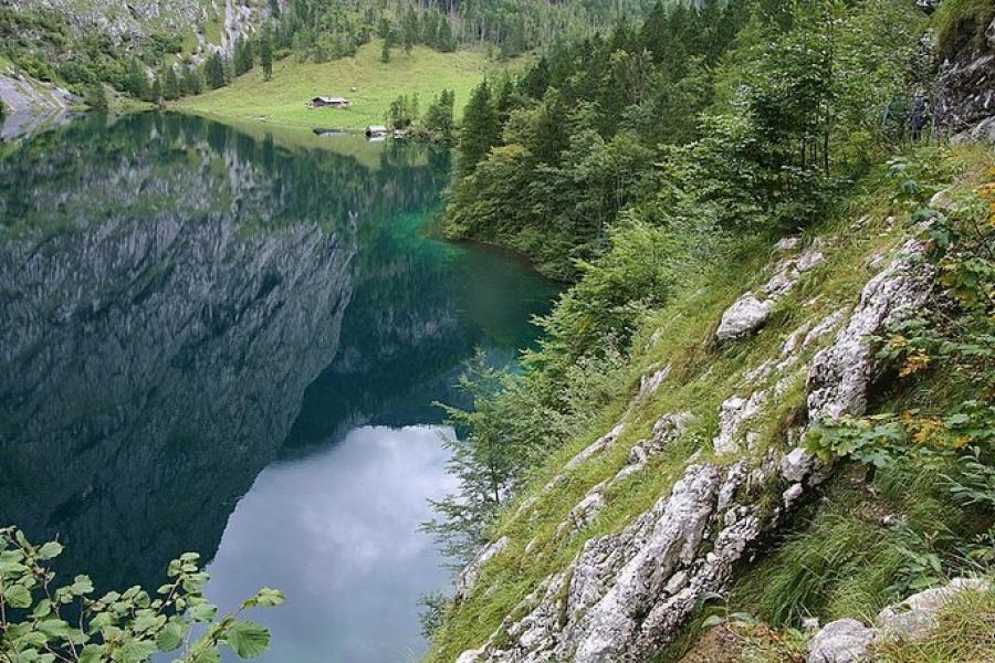 View from a high bluff, Berchtesgaden National Park