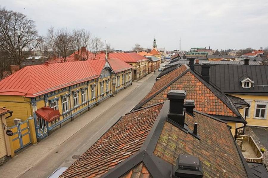 Rooftop view, Old Rauma