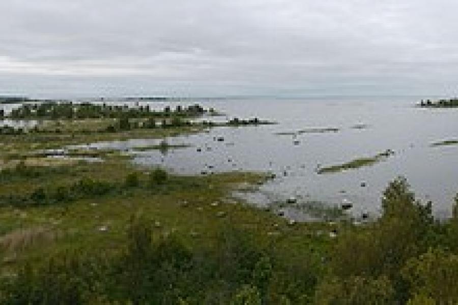 View from Saltkaret, overlooking the waters