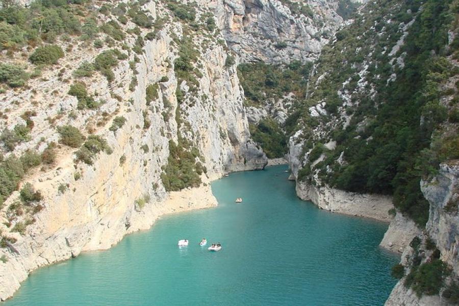 Recreational canoeing, Gorges du Verdon