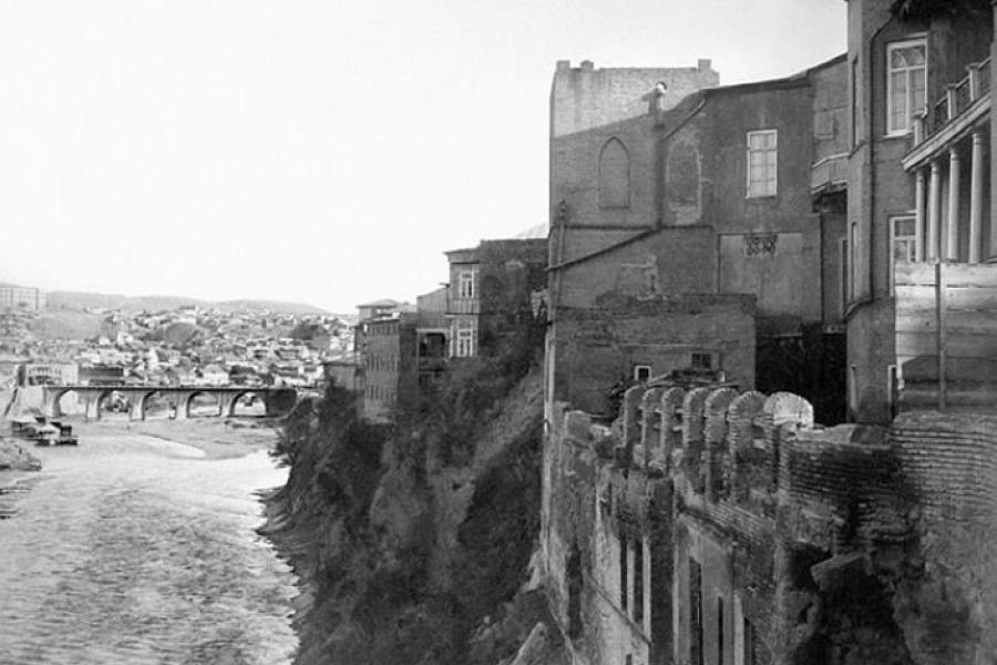 Archival image of Old Tbilisi, Georgia