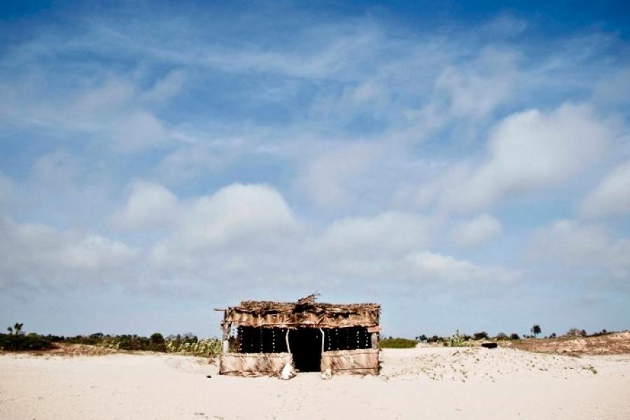 Beach shack, Gunjur Village