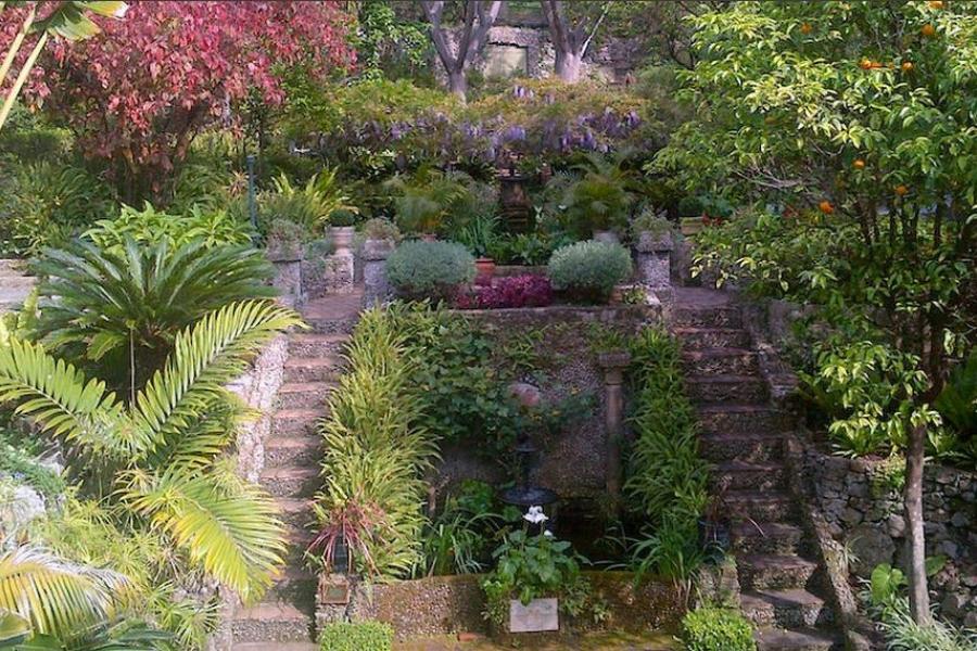 Terraced botanical gardens, Gibraltar