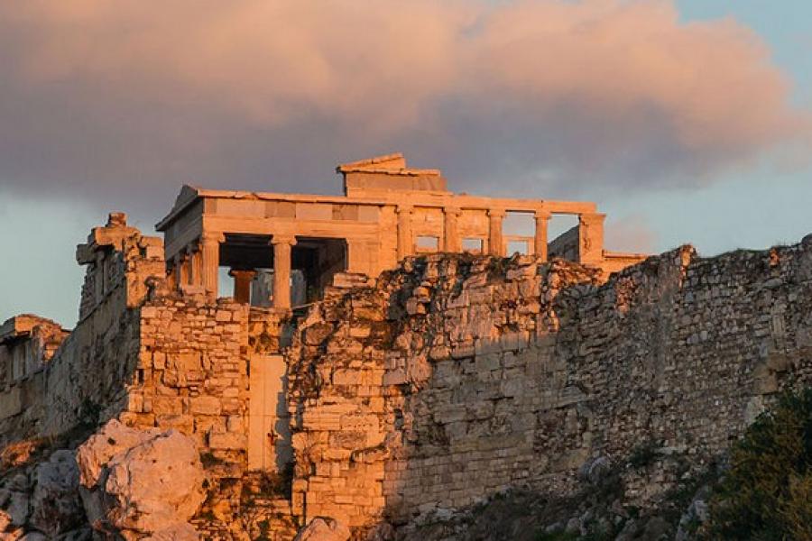 Acropolis at sunset