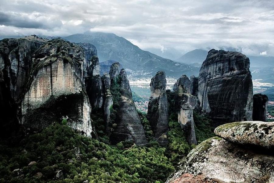 View of Meteora, Greece