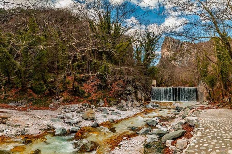 Stream next to Pozar Thermal Baths, Greece