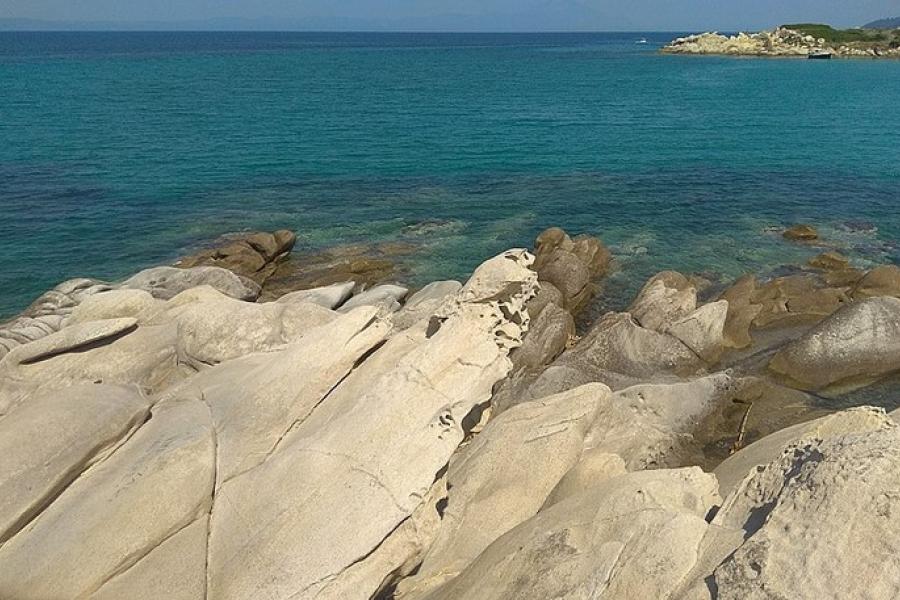 View from the shores, Sithonia Peninsula, Greece