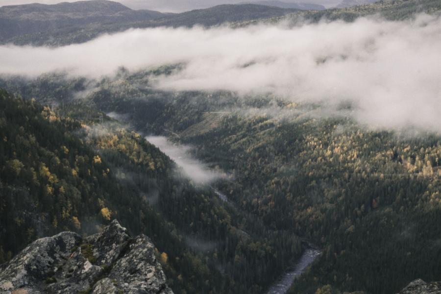 The view over the Ravens gorge