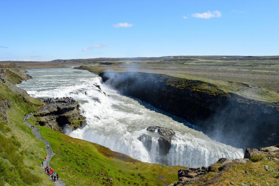 Gullfoss waterfall