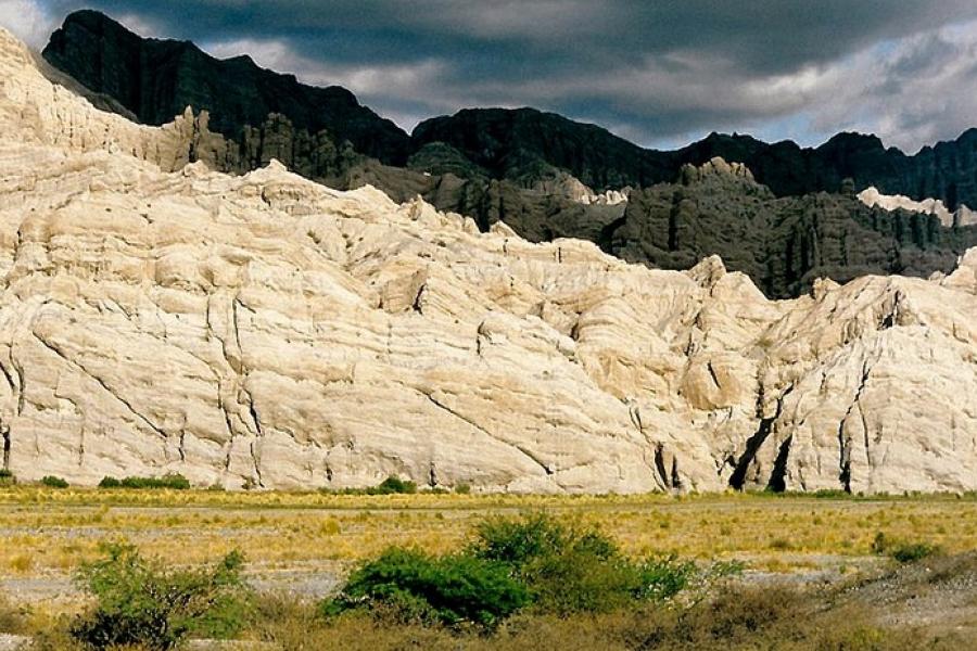 Ruta 40, Argentina - Dramatic lighting on equally dramatic rock formations and mountains.