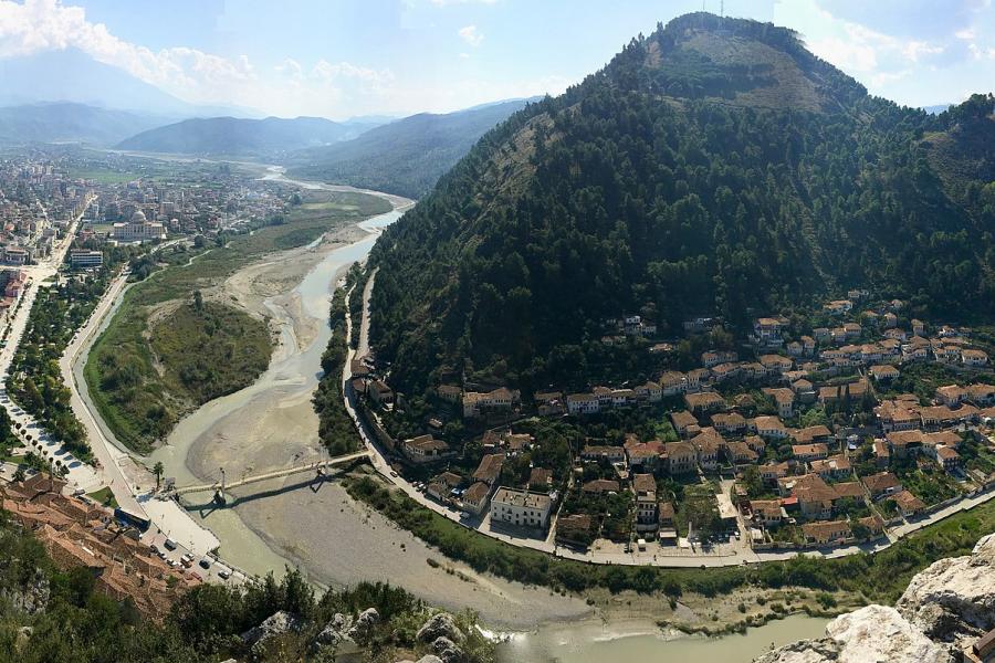 Panorama of Berat